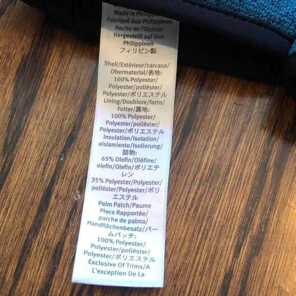 EDDIE BAUER Men’s Knit Touch Finger Turquoise Winter Gloves Size Large XL - Picture 9 of 11